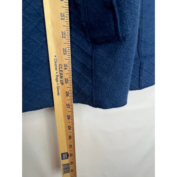 Beyond Threads Women's Size Large Blue Alpaca/Wool Blend Long Sleeve Blazer - Picture 6 of 8